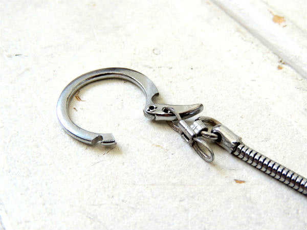 【奇跡と幸せを呼ぶ鶏・ガロ】ポルトガル・シルバートーン・ヴィンテージ・デッドストック・キーホルダー