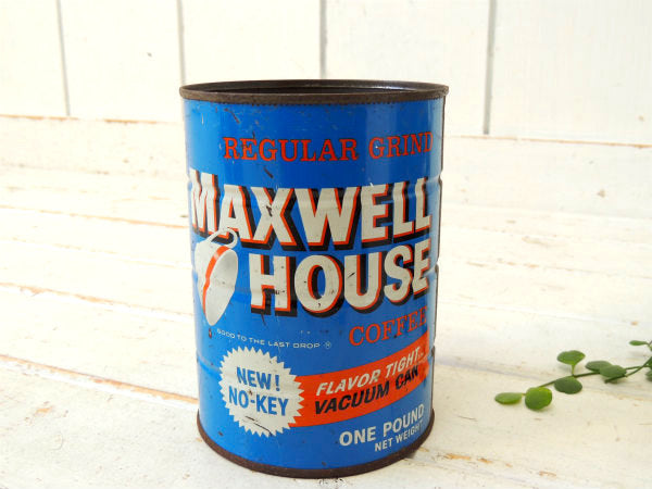 MAXWELL HOUSE COFFEE カリフォルニア・ヴィンテージ・コーヒー缶・ティン缶