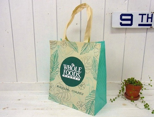 【WHOLE FOODS】ホールフーズ・ハワイ・オアフ島・カイルア店限定・エコバッグ