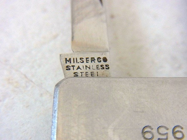 【KADENA WING/1959's】ナイフ&ヤスリ付き・ヴィンテージ・マネークリップ/USA