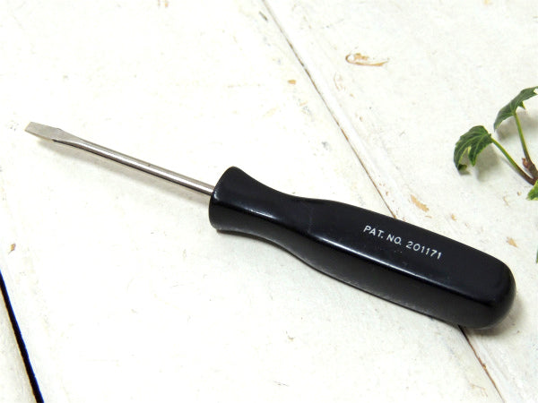 【Snap-on・スナップオン】ヴィンテージ・ドライバー・工具・ブラックハンドル・USA・ロゴ