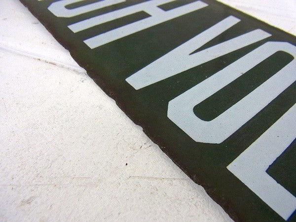 【HIGH VOLTAGE】ヴィンテージ・ホーローサイン/看板 USA