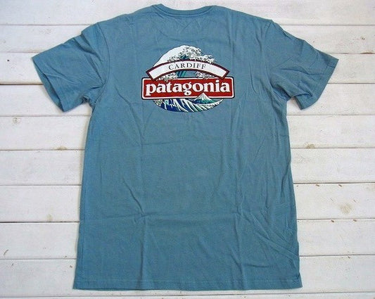 【Patagonia】パタゴニア・カーディフ限定・北斎WAVE・Tシャツ&ステッカーetc1枚付き