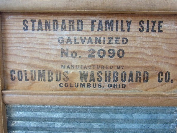 【SUNNYLAND】木製×ブリキ製・ヴィンテージ・ウォッシュボード/洗濯板 USA