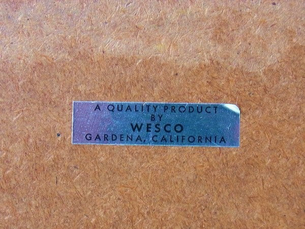 【WESCO】木製の大きなアンティーク・黒板/メニューボード/メッセージボード USA