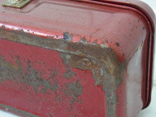 工業系のブリキ製・ヴィンテージ・ツールボックス/工具箱/インダストリアル USA