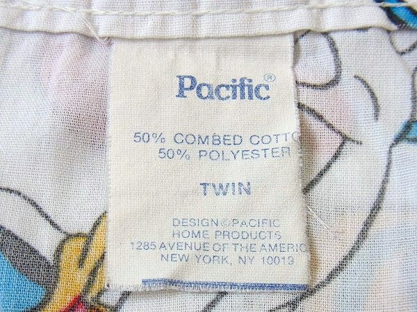 【ミッキー&フレンズ】ディズニー・スポーツ柄・フラットシーツ(1/2) USA