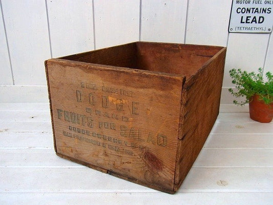 【DODGE SWEENEY&CO】ヴィンテージ・ウッドボックス/木箱 USA