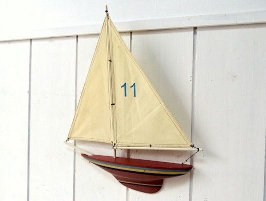マリン・ナンバー入り・ヨット・ヴィンテージ・ウォールデコ・壁飾り・インテリア・店舗ディスプレイ