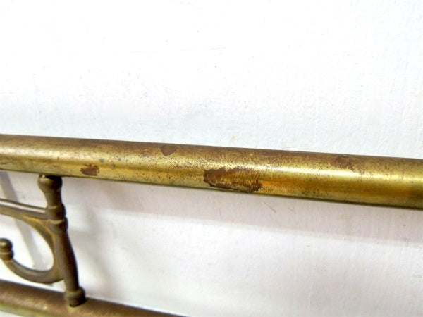 ミッドセンチュリー・真鍮製・折り畳み式・ヴィンテージ・ウォールフック・ハットラック・コートフック