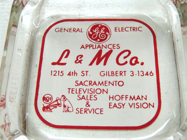 1950's GE ゼネラル エレクトリック ニッパー犬 VICTOR 灰皿 ビクター犬 USA