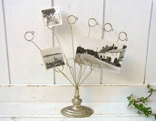 【GODINGER】ヴィンテージ・ワイヤー・カードホルダー/フォトスタンド USA