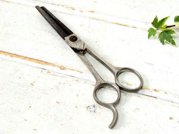 BARBER ヘアサロン 理髪店 散髪用はさみ シザー ヴィンテージ スキ鋏・スキバサミ