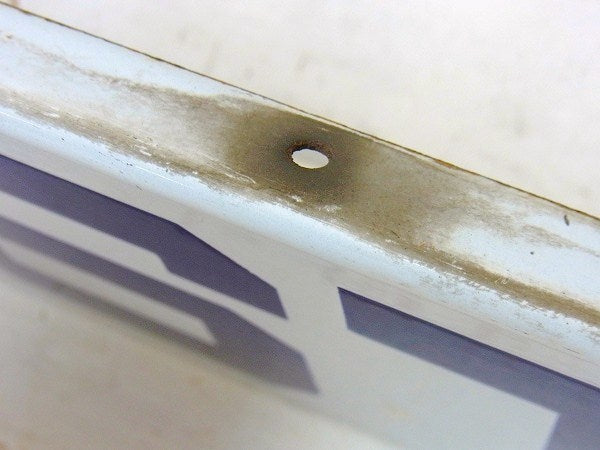 【25TH ST.】ホーロー製・ヴィンテージ・ストリートサイン/街路サイン/看板 USA