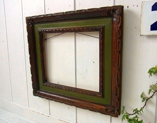 【モダンな雰囲気/Frame】ヴィンテージ・木製フレーム・額縁・USA・インテリア空間