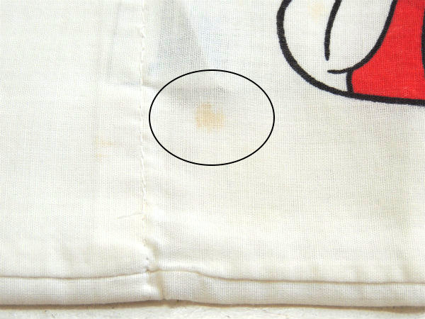 【ミッキー&フレンズ】アルファベット柄・ビンテージ・ピロケース/枕カバー USA