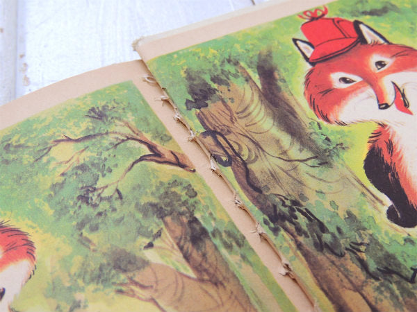 LITTLE FOX 子キツネ 60's ヴィンテージ 絵本 ピクチャーブック USA 古本