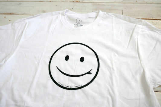 ROB MACHADO ロブマチャド サーフィン スマイル Tシャツ ホワイト×ブラック USA