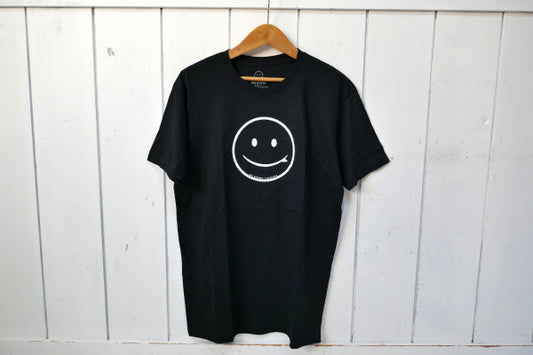 ROB MACHADO ロブマチャド サーフィン スマイル Tシャツ ブラック×ホワイト USA