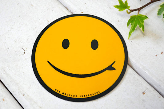 ROB MACHADO ロブマチャド サーフィン スマイル ステッカー イエロー×ブラック USA