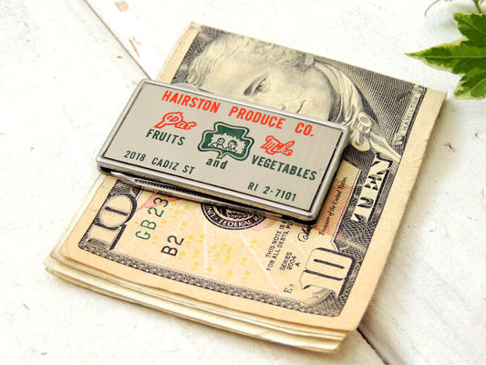 フルーツ&ベジタブル ヴィンテージ・ポケットナイフ&マネークリップ・ナイフ&ヤスリ付き