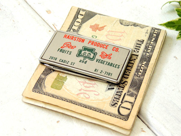 フルーツ&ベジタブル ヴィンテージ・ポケットナイフ&マネークリップ・ナイフ&ヤスリ付き