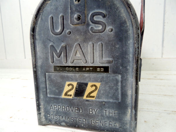 【U.S MAIL・USA】アメリカンスタイル・ブリキ・ビンテージ・メールボックス・ポスト・郵便受け