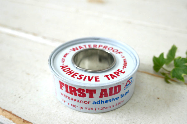 FIRST AID ファーストエイド USA ウォータープルーフ・缶・ヴィンテージ・テープ缶