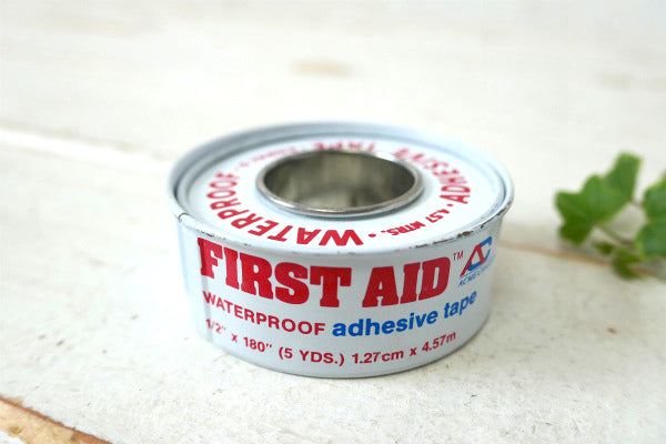 FIRST AID ファーストエイド USA ウォータープルーフ・缶・ヴィンテージ・テープ缶