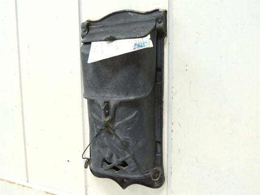 【翼を広げたイーグル】黒色・キャストアイアン製・アンティーク・メールボックス/郵便受け/ポスト