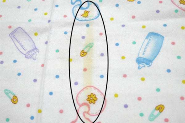 スタイ 哺乳瓶 ベビー用品柄 デッドストック ヴィンテージ ファブリック 生地 ハンドメイド USA