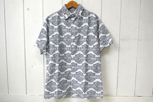 HARLEY DAVIDSON ハーレーダビッドソン リメイク ヴィンテージ アロハシャツ USA