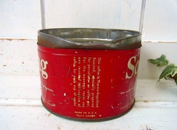 【Schilling COFFEE】ブリキ製・ヴィンテージ・コーヒー缶/ティン缶 USA
