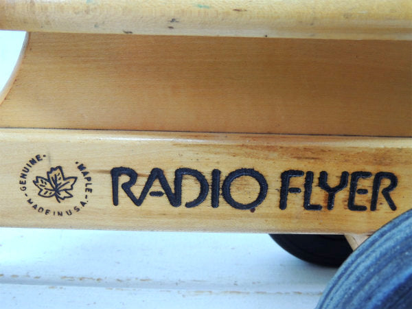 RADIO FLYER 子供用 玩具・ラジオフライヤー・木製・ビンテージ・三輪車・四輪 フリンジ付き