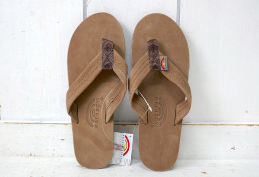 【RAINBOW SANDALS】レインボーサンダル・ダークブラウン・WOMEN'S/L+ステッカー