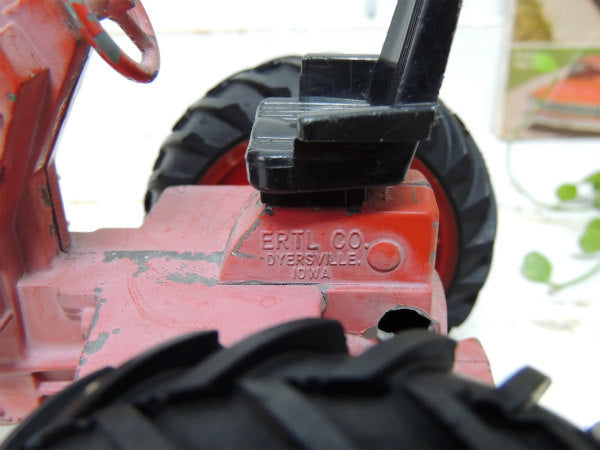 【ERTL・アイオワ・1066】1945s~レッド×トラクター・ヴィンテージ・ブリキ自動車・ミニカー