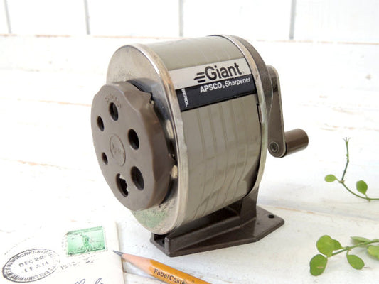 【APSCO Giant】ヴィンテージ・ペンシルシャープナー/鉛筆削り/文房具 USA