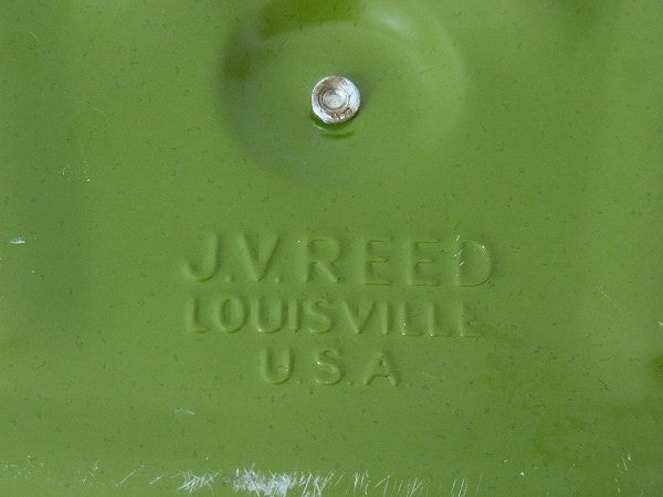 【J.V.REED】フォークアート柄・ティン製・アンティーク・ダストパン/ちりとり USA