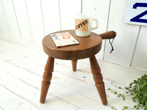 Vintage CALIF 木製　ミルクスツール　チェア　スツール レトロ　椅子