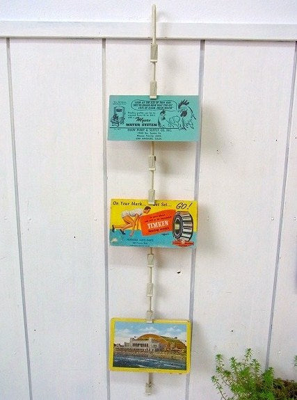 店舗の陳列用・ディスプレイ・ヴィンテージ・クリップ・USA