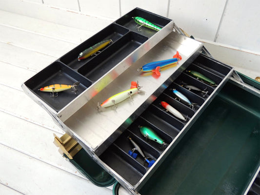 UMCO アムコ 1000U 釣具 7段式 ヴィンテージ タックルボックス タックルケース US アウトドア フィッシング