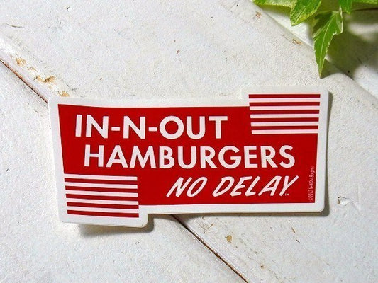 【IN-N-OUT HAMBURGERS】USAバーガーショップ・限定・ステッカー