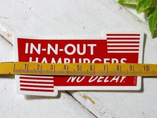 【IN-N-OUT HAMBURGERS】USAバーガーショップ・限定・ステッカー