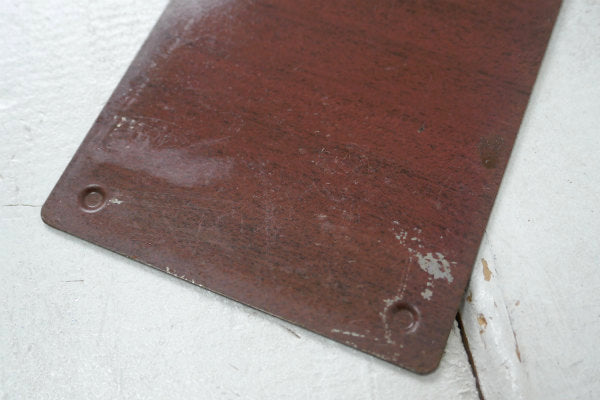 ウッド柄 ステーショナリー ノベルティ 小さな ヴィンテージ バインダー クリップボード USA