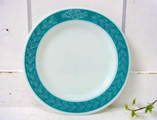 【CORNING】コーニング社・ブルー・ローレル柄・ブレッドプレート/皿/食器