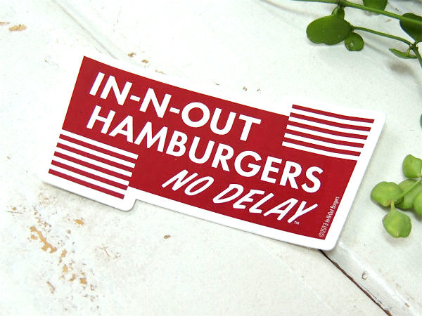 In-N-Out Burger インアンドアウトバーガー ハンバーガー オリジナル ステッカー シール USA