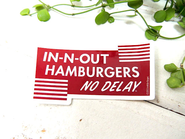 In-N-Out Burger インアンドアウトバーガー ハンバーガー オリジナル ステッカー シール USA