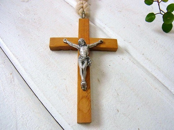 十字架　アンティーク・キリスト・首飾り/ネックレス