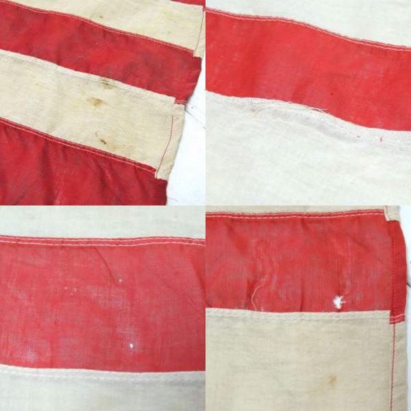 48スター★旗 1912〜1959年・木製ポール付き・特大・ヴィンテージ・アメリカンフラッグ・星条旗