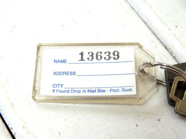 【フォード・CALIFORNIA】ネームキーホルダー・USA・ビンテージ・鍵2本・アドバタイジング